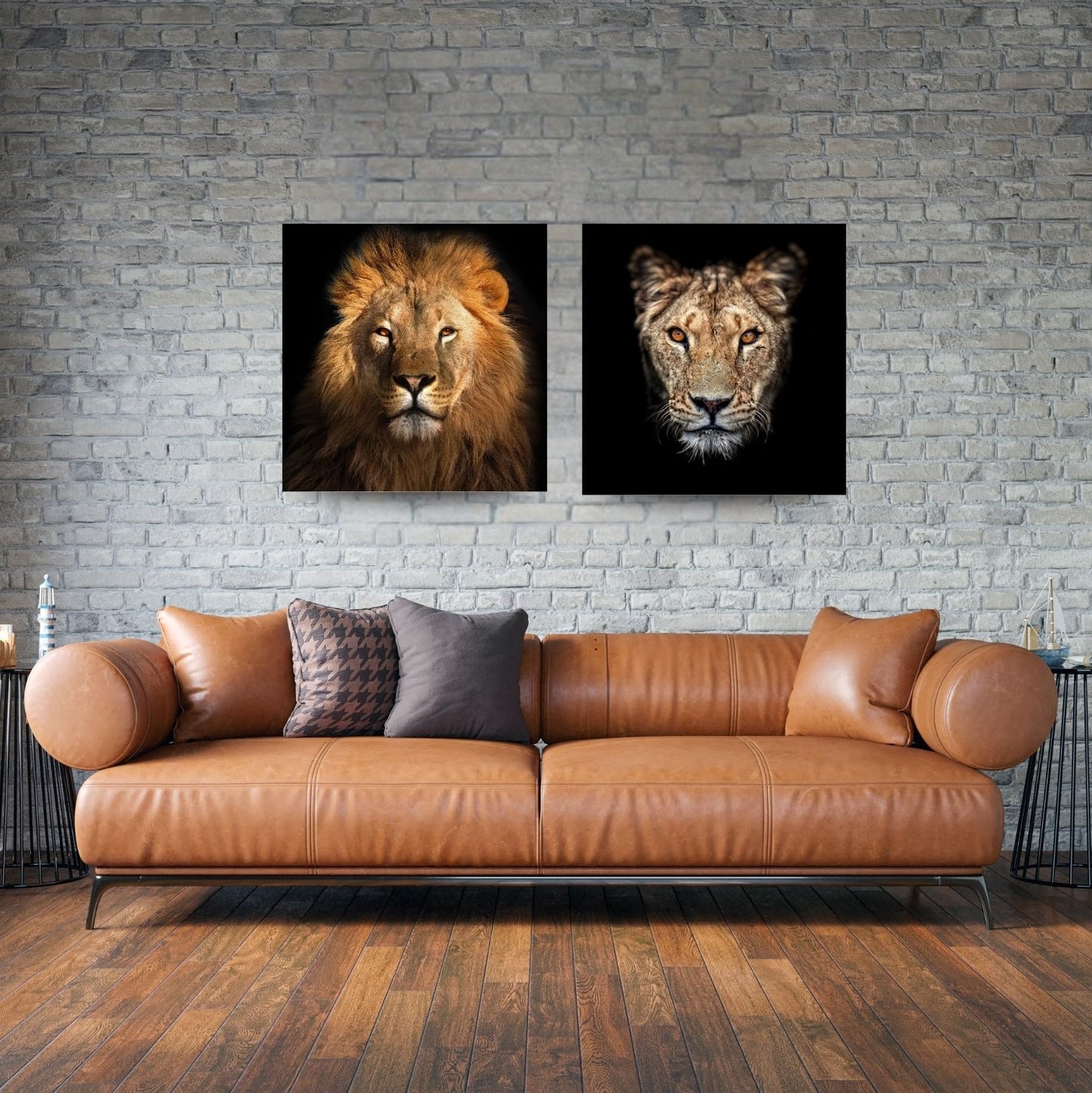 Poster „Die Löwin“ als Statement-Kunstwerk für moderne Natur- oder Tierliebhaber