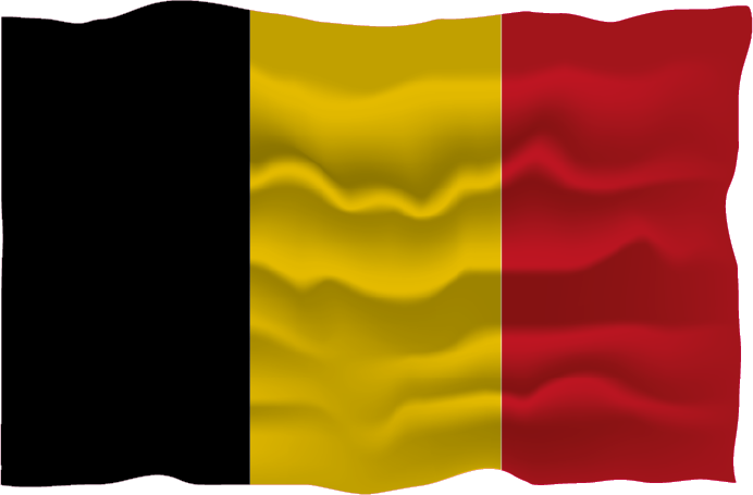 2X Autoflaggen Belgien