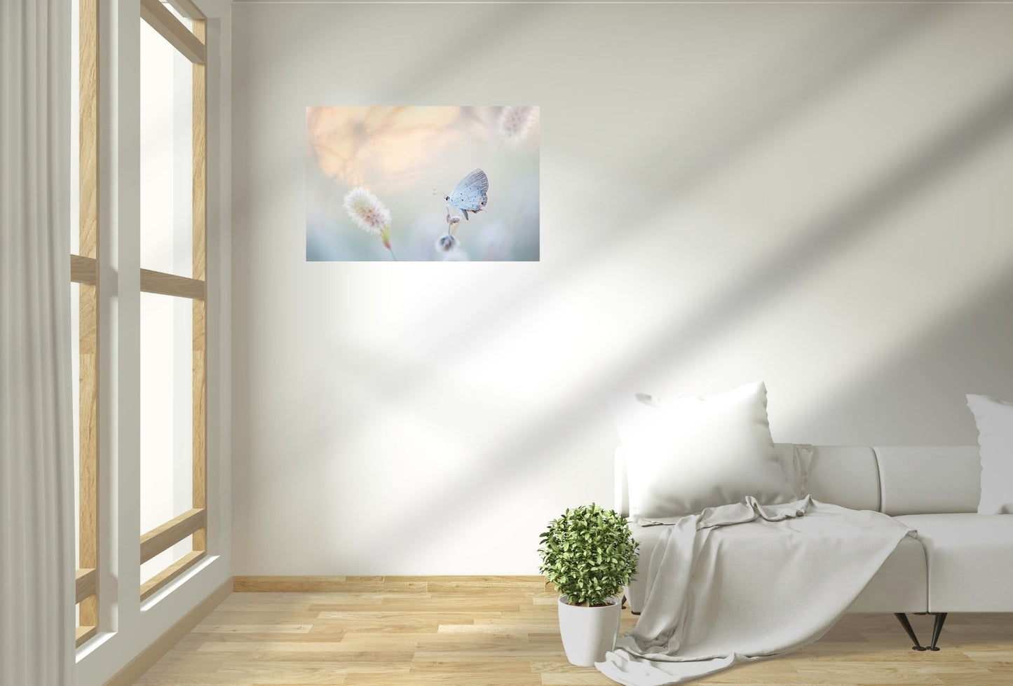 Zarte Eleganz in deinem Raum – mit diesem luftig-leichten Naturmotiv