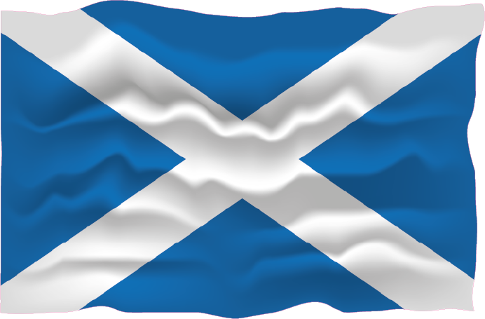 2X Autoflaggen Schottland