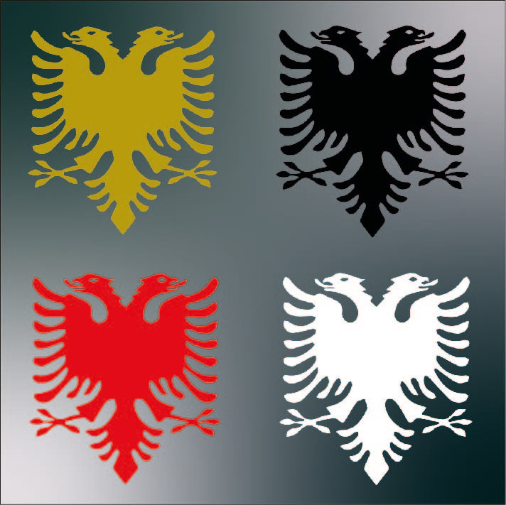 Aufkleber Albanische Flagge