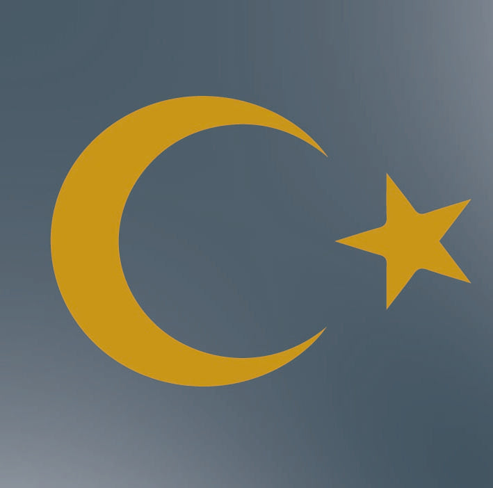 Aufkleber Türkische Flagge Mond&Stern