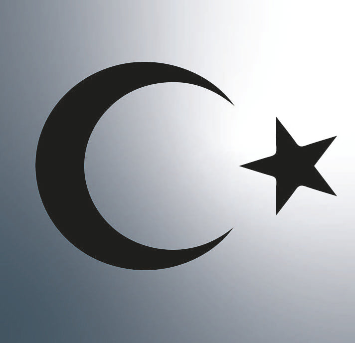Aufkleber Türkische Flagge Mond&Stern