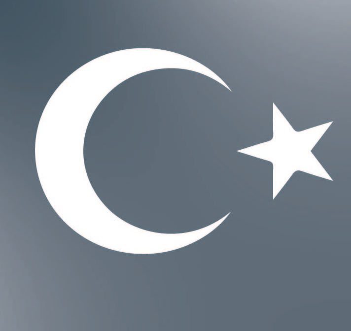 Türkisches Symbol als Auto-Sticker – hochwertige Darstellung mit Wunschdesign