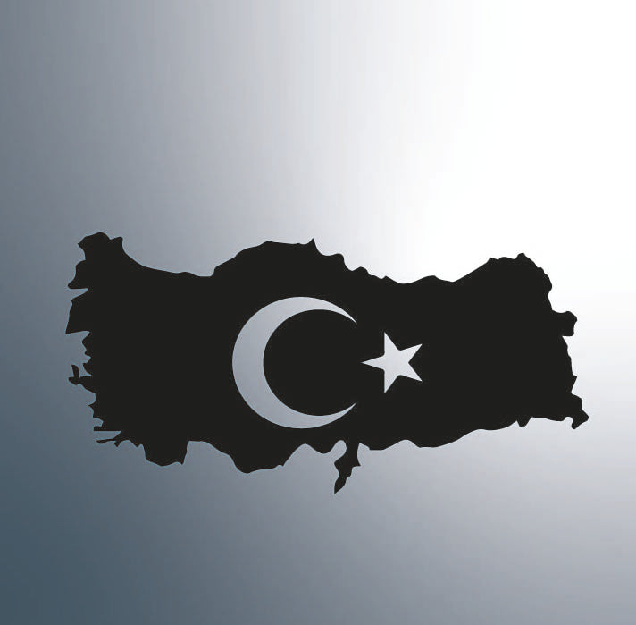 Aufkleber Türkische Flagge