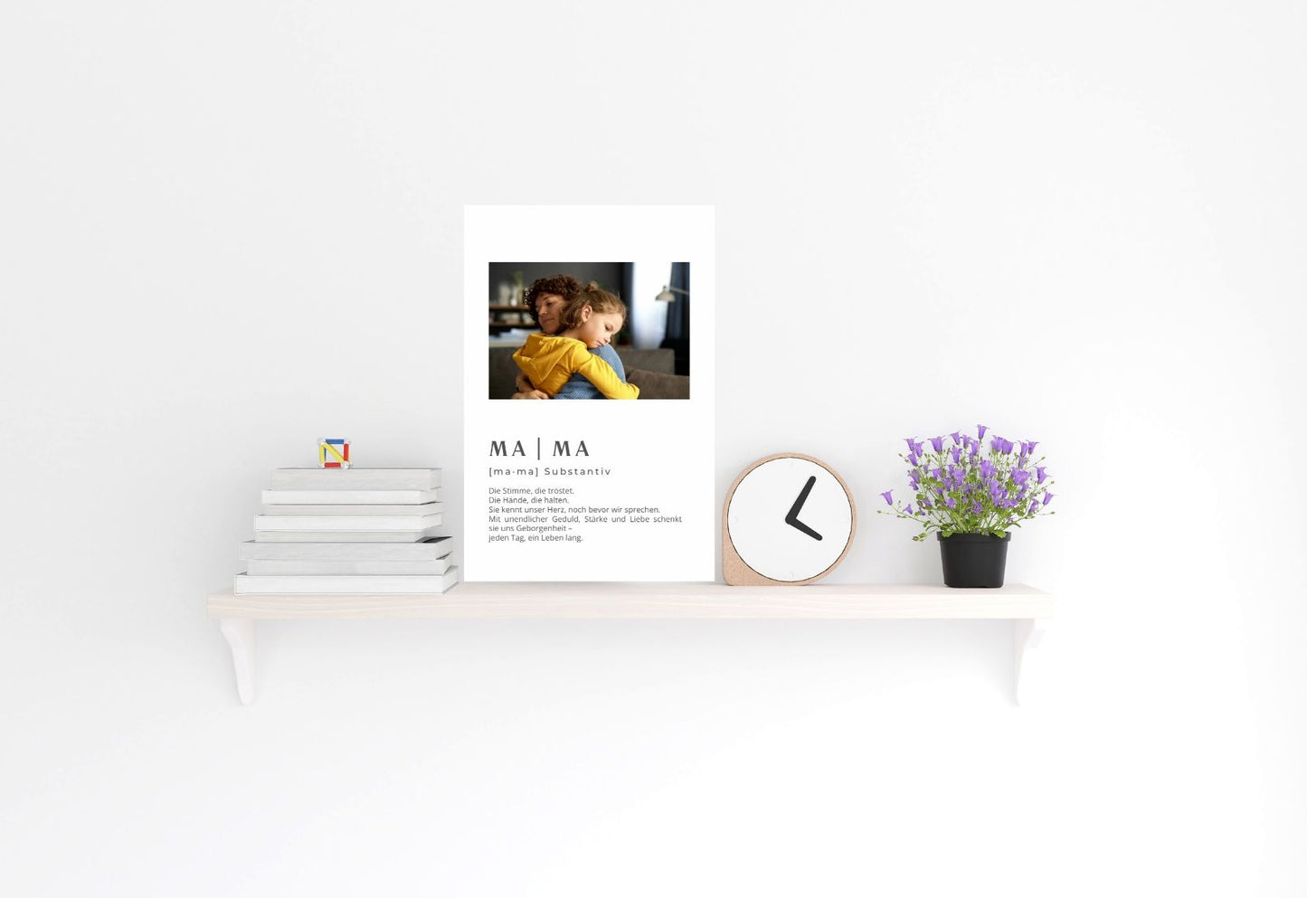 Metallposter – Mama mit deinem Bild
