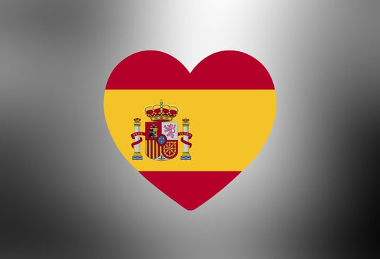 Spanien Herz Sticker – Leidenschaft auf deinem Auto