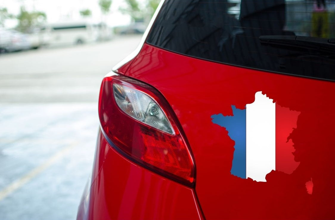 Frankreich Aufkleber – Stilvoller Länder-Sticker fürs Auto