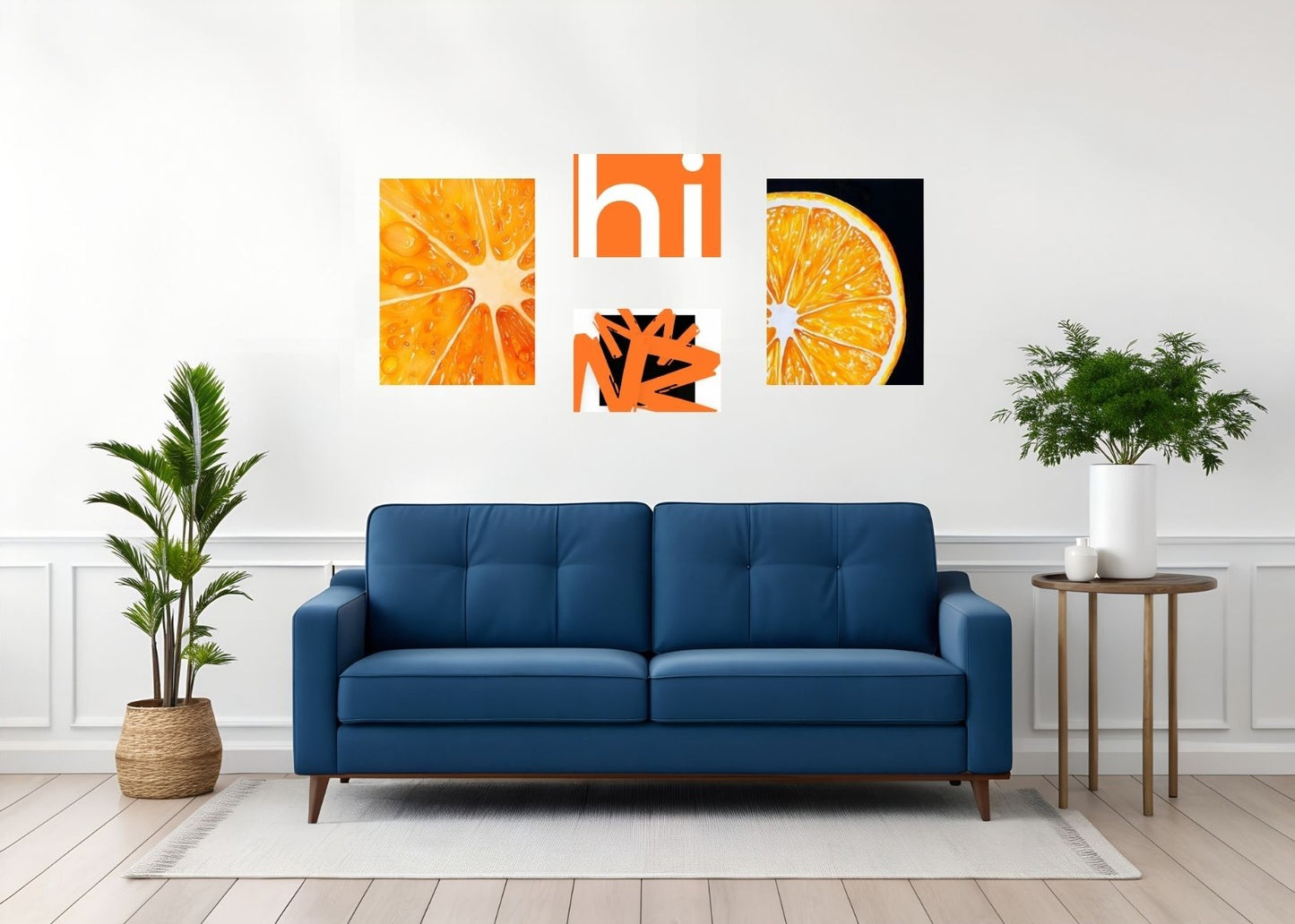 Neon Clash – Urbanes Statement in Orange & Schwarz