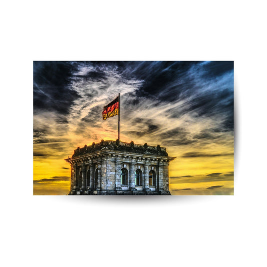 Der Reichstag im Abendlicht