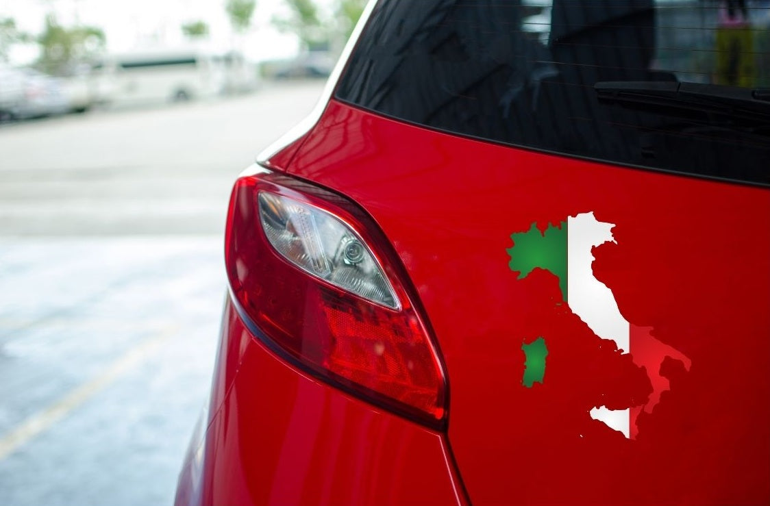 Autoaufkleber Italien – Landkarte Design