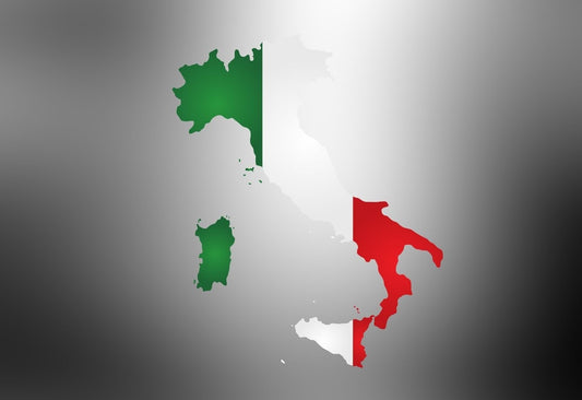 Autoaufkleber Italien – Landkarte Design