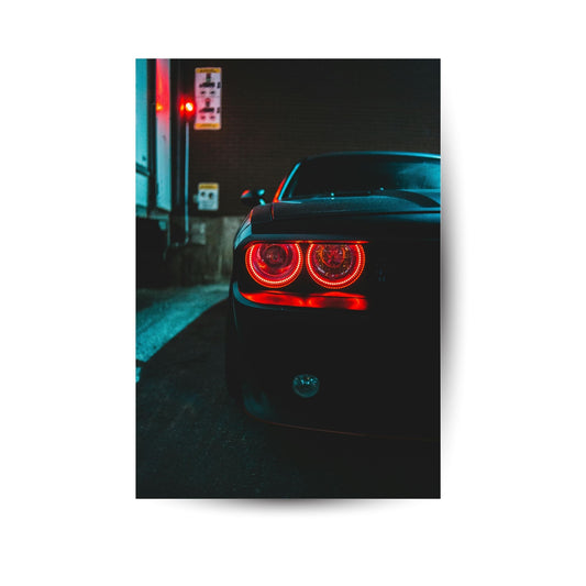 Sportwagen in der Nacht