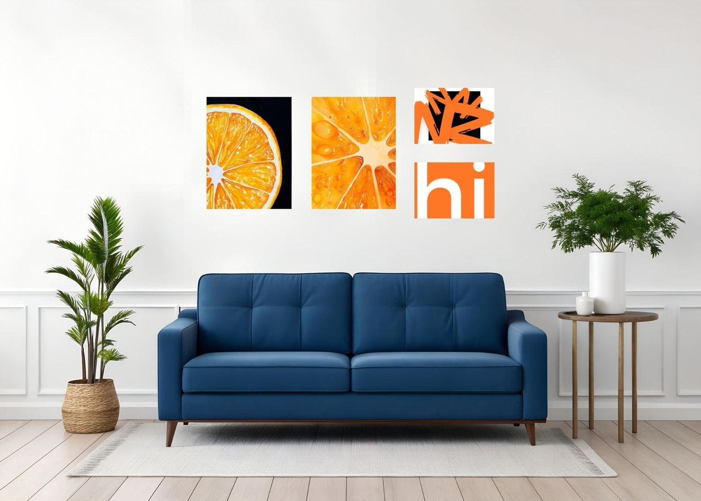 Neon Clash – Urbanes Statement in Orange & Schwarz