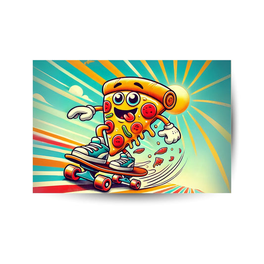 Pizza auf Rollen