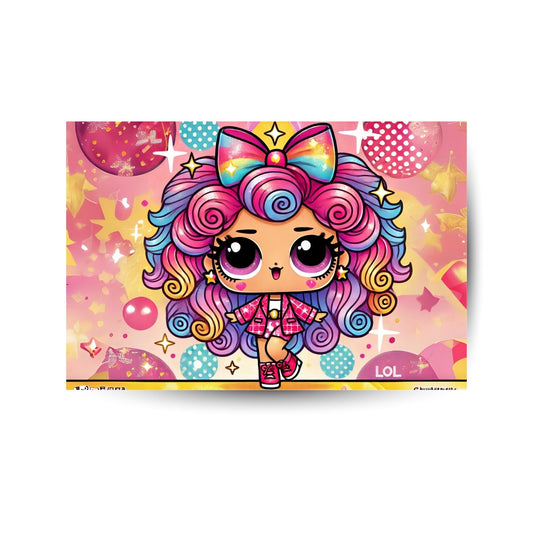Puppenstar in Pink und Glitzer