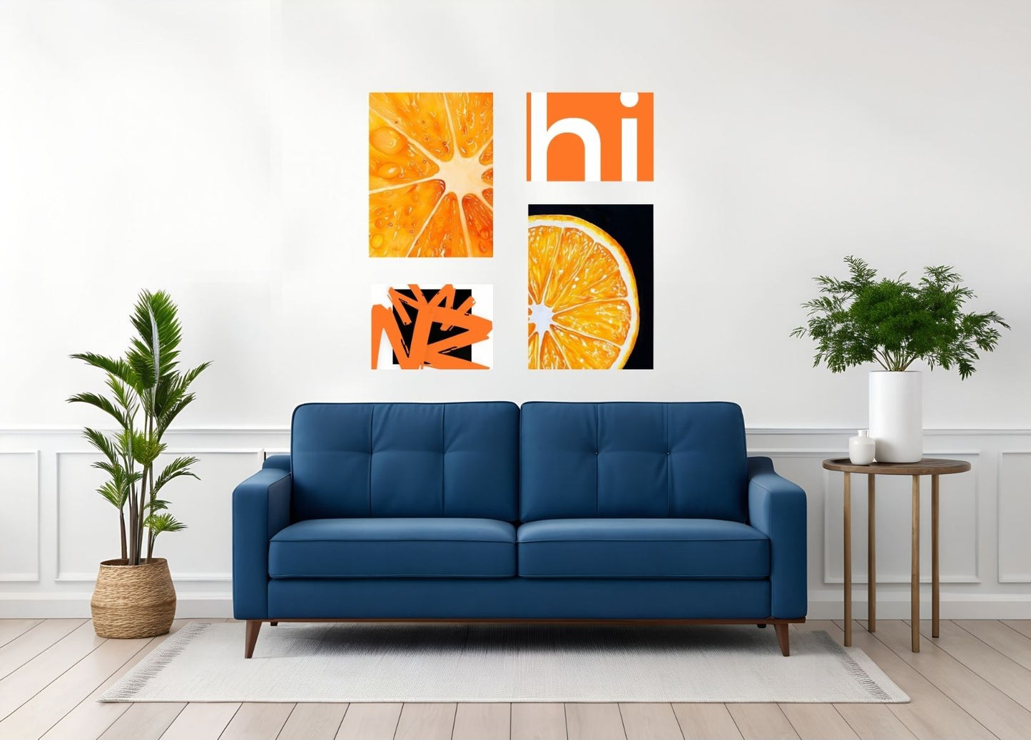 Neon Clash – Urbanes Statement in Orange & Schwarz