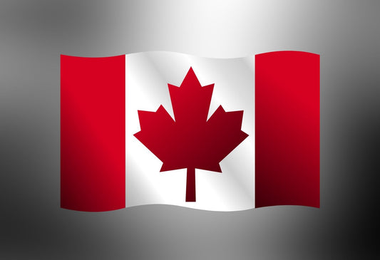 Kanada Autoaufkleber – Ahornblatt mit Stil