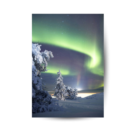 Leuchtendes Nordlicht
