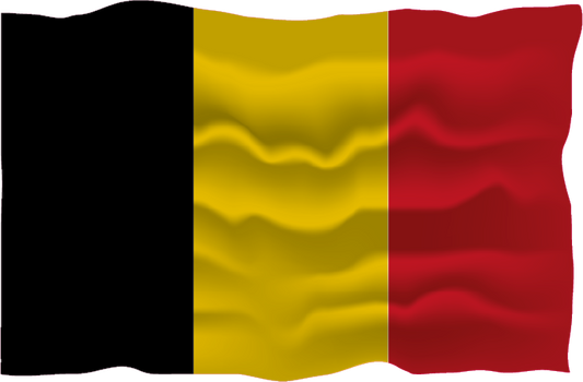 2X Autoflaggen Belgien