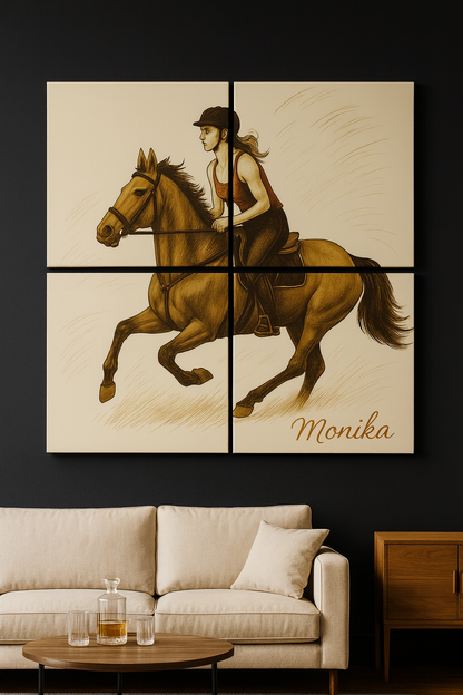 A3 4-Panel Masterpiece (1 Motiv → 4-teilig) – 3+1 Gratis