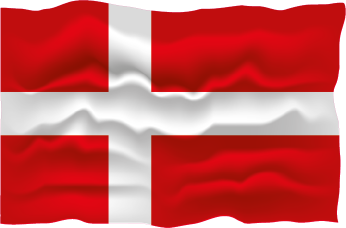 2X Autoflaggen Dänemark