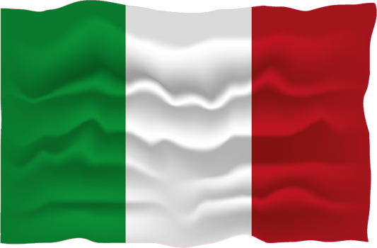 2X Autoflaggen Italien