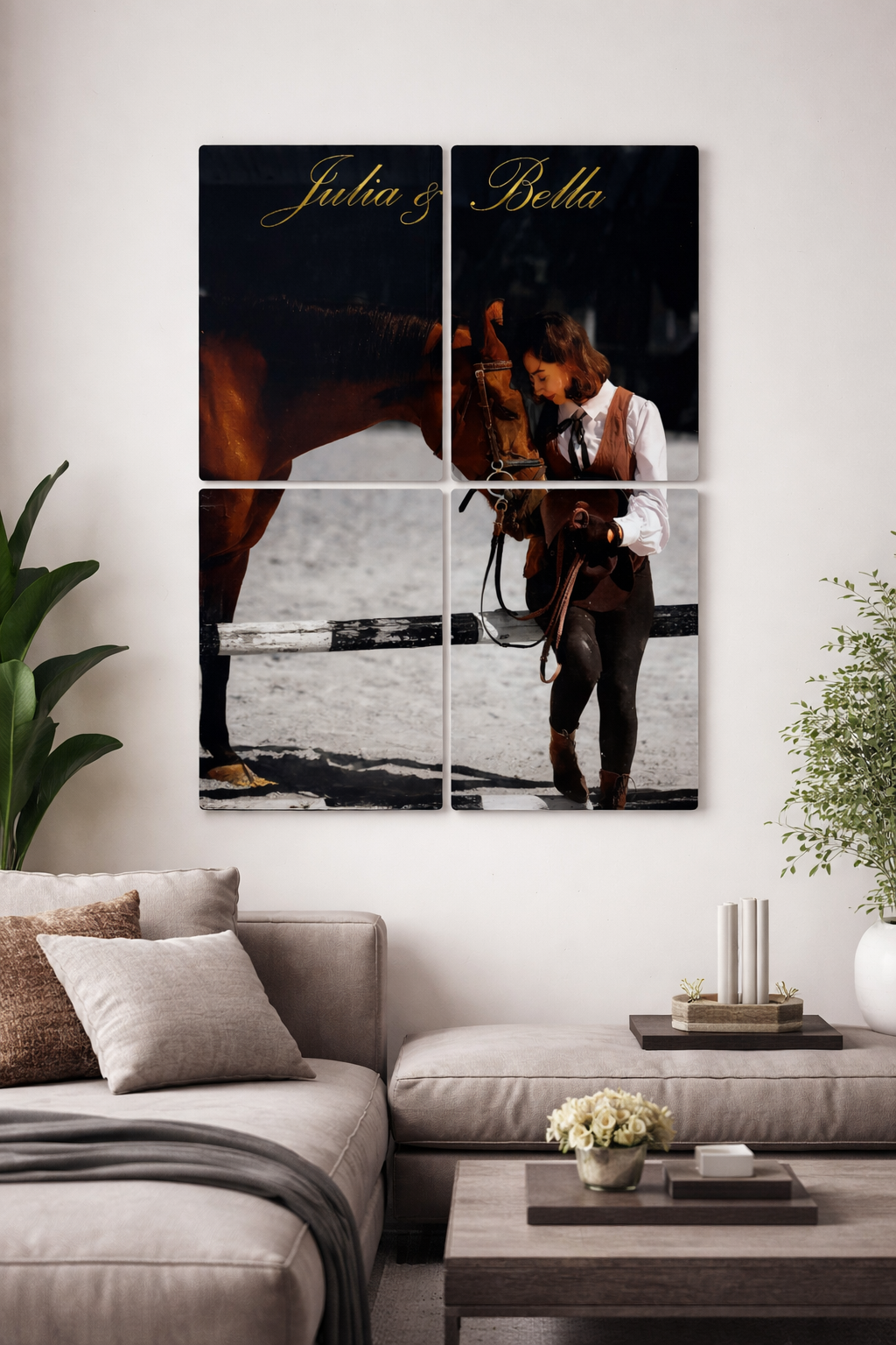 A3 4-Panel Masterpiece (1 Motiv → 4-teilig) – 3+1 Gratis