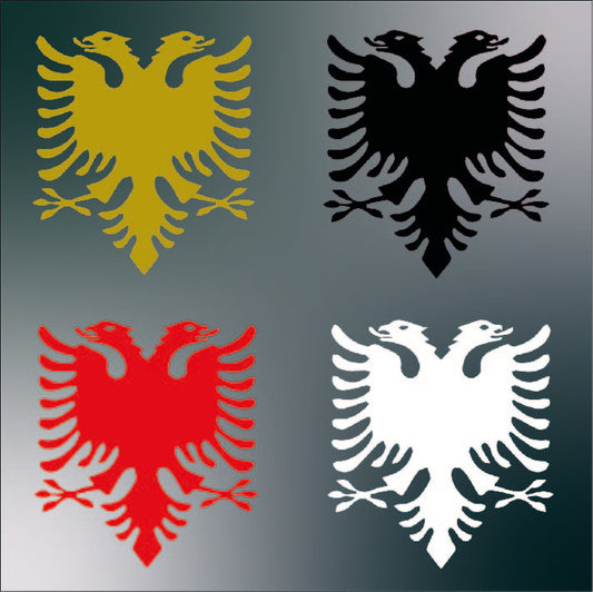 Aufkleber Albanische Flagge