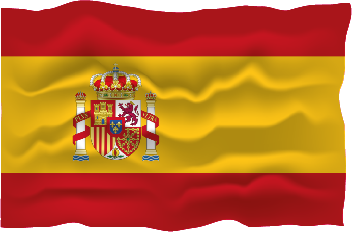 2X Autoflaggen Spanien
