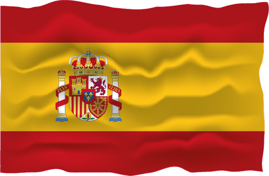 2X Autoflaggen Spanien